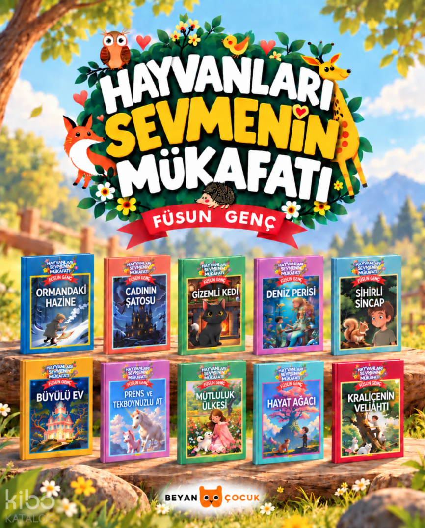 Hayvanları Sevmenin Mükafatı Serisi (10 Kitap) - 1