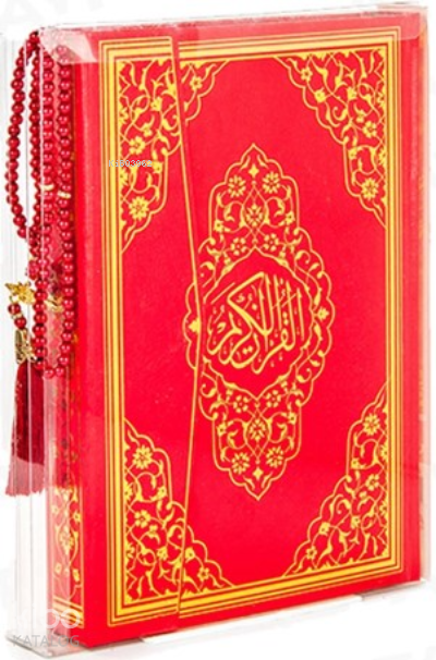 Kırmızı Mühürlü Rahle Boy Kuran-ı Kerim İnci Tesbih (kod:228K) - 1