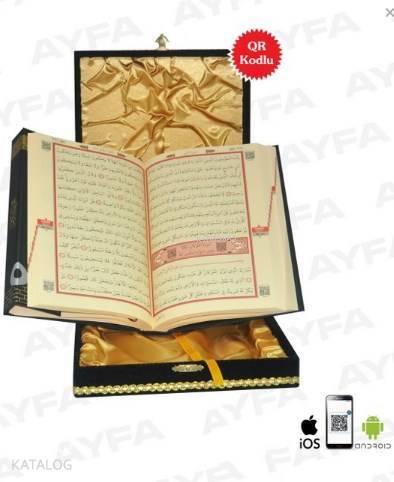 Plaketli Kâbe Kuran (Hafız Boy, Kod:182, Kutulu)