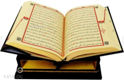 Rahleli Ahşap Kutulu Hafız Boy Kuran-ı Kerim